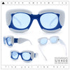 Womens Thick Plastic Bubble Balloon Frame Rectangle Funky Sunglasses