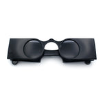Keyhole Bridge Rectangle Bar Shape Round Circle Lens Hipster Sunglasses