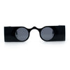 Keyhole Bridge Rectangle Bar Shape Round Circle Lens Hipster Sunglasses