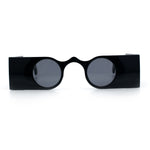 Keyhole Bridge Rectangle Bar Shape Round Circle Lens Hipster Sunglasses