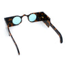 Keyhole Bridge Rectangle Bar Shape Round Circle Lens Hipster Sunglasses