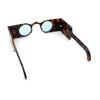 Keyhole Bridge Rectangle Bar Shape Round Circle Lens Hipster Sunglasses