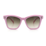 Womens Oversized Hipster Horn Rim Subtle Cat Eye Fashion Sunglasses