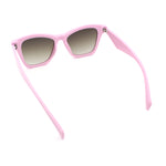 Womens Oversized Hipster Horn Rim Subtle Cat Eye Fashion Sunglasses