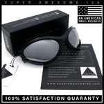 Womens Trendy 90s Oval Wrap Around Sport Plastic Fashion Sunglasses