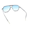 Oversized Double Bridge Metal Rim Euro Mob Racer Cop Sunglasses