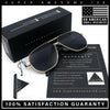 Oversized Double Bridge Metal Rim Euro Mob Racer Cop Sunglasses