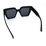 Womens Oversized Thick Plastic Rectangle Cat Eye Retro Fashion Sunglasses