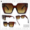 Womens Oversized Thick Plastic Rectangle Cat Eye Retro Fashion Sunglasses