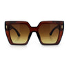 Womens Oversized Thick Plastic Rectangle Cat Eye Retro Fashion Sunglasses
