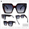 Womens Oversized Thick Plastic Rectangle Cat Eye Retro Fashion Sunglasses