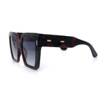 Womens Oversized Thick Plastic Rectangle Cat Eye Retro Fashion Sunglasses