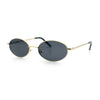 Hipster Classic Oval Hustler Metal Rim Retro Fashion Sunglasses