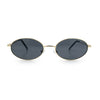 Hipster Classic Oval Hustler Metal Rim Retro Fashion Sunglasses
