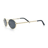 Hipster Classic Oval Hustler Metal Rim Retro Fashion Sunglasses