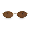 Hipster Classic Oval Hustler Metal Rim Retro Fashion Sunglasses