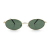 Hipster Classic Oval Hustler Metal Rim Retro Fashion Sunglasses