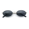 Hipster Classic Oval Hustler Metal Rim Retro Fashion Sunglasses