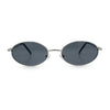 Hipster Classic Oval Hustler Metal Rim Retro Fashion Sunglasses