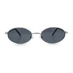 Hipster Classic Oval Hustler Metal Rim Retro Fashion Sunglasses