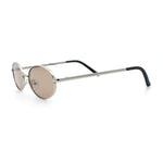 Hipster Classic Oval Hustler Metal Rim Retro Fashion Sunglasses