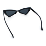 Womens Squared Triangle Gothic Retro Cat Eye Plastic 20s Sunglasses