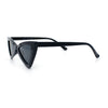 Womens Squared Triangle Gothic Retro Cat Eye Plastic 20s Sunglasses