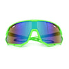Kids Xloop Boys Shield Color Mirror MTB Style Sport Wrap Plastic Sunglasses