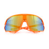 Kids Xloop Boys Shield Color Mirror MTB Style Sport Wrap Plastic Sunglasses