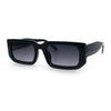 Classic Womens Mod Squared Narrow Rectangle Retro Fashion Sunglasses