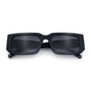 Classic Womens Mod Squared Narrow Rectangle Retro Fashion Sunglasses