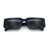 Classic Womens Mod Squared Narrow Rectangle Retro Fashion Sunglasses