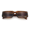 Classic Womens Mod Squared Narrow Rectangle Retro Fashion Sunglasses