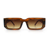 Classic Womens Mod Squared Narrow Rectangle Retro Fashion Sunglasses