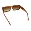 Classic Womens Mod Squared Narrow Rectangle Retro Fashion Sunglasses