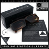 Classic Womens Mod Squared Narrow Rectangle Retro Fashion Sunglasses