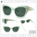 Womens Oversized Cat Eye Designer Fashion Luxury Sunglasses