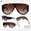 Retro Bold Oversized Shield Racer Plastic Sunglasses