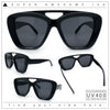Women Oversized Thick Plastic Rectangle Cat Eye Flat Top Diva Sunglasses
