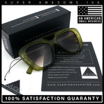 Women Oversized Thick Plastic Rectangle Cat Eye Flat Top Diva Sunglasses