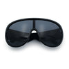 Goggle Style Oversized Shield XL Oversized Racer Plastic Sunglasses