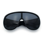 Goggle Style Oversized Shield XL Oversized Racer Plastic Sunglasses
