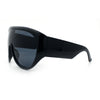 Goggle Style Oversized Shield XL Oversized Racer Plastic Sunglasses