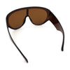 Goggle Style Oversized Shield XL Oversized Racer Plastic Sunglasses