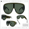 Goggle Style Oversized Shield XL Oversized Racer Plastic Sunglasses