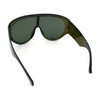 Goggle Style Oversized Shield XL Oversized Racer Plastic Sunglasses