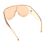 Goggle Style Oversized Shield XL Oversized Racer Plastic Sunglasses