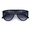 Classic Oversized Flat Top Oversized Thin Plastic Racer Fashion Sunglasses