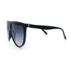 Classic Oversized Flat Top Oversized Thin Plastic Racer Fashion Sunglasses