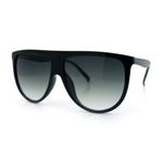 Classic Oversized Flat Top Oversized Thin Plastic Racer Fashion Sunglasses